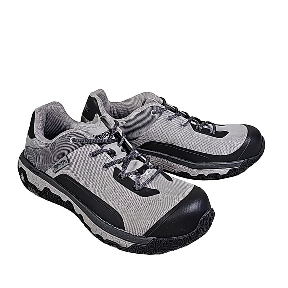 Rocky Rebound SR Sport Composite Toe Work Shoe Grey Charcoal Womens 7 NEW
